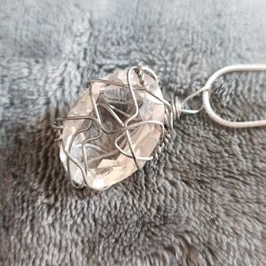 Handmade crystal necklace